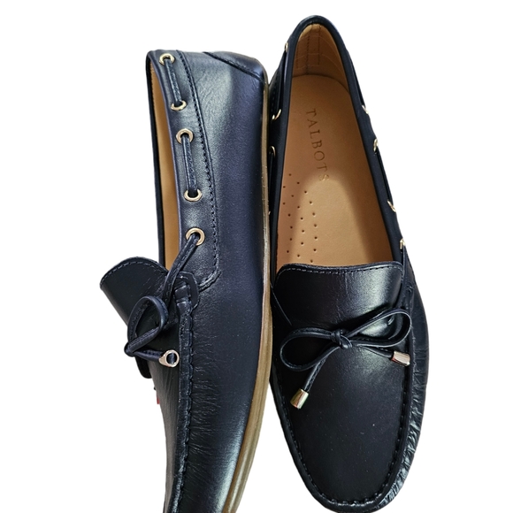 Talbots navy loafers, size 8 - Picture 3 of 4
